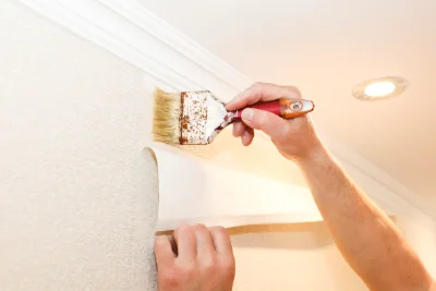 Pose de papier peint à Villuis — revêtements muraux et toiles de verre